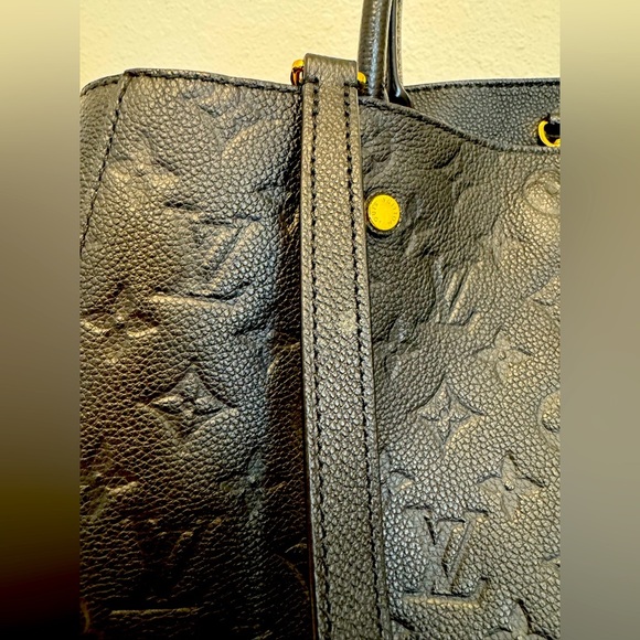 Louis Vuitton Montaigne Handbag Monogram Empreinte Leather GM - Picture 5 of 16